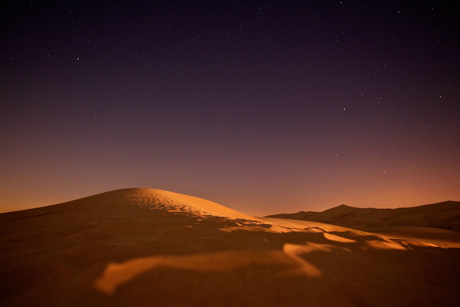 desert at night